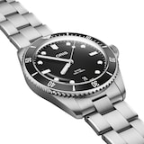 Oris Divers Date 39mm Mens Watch Black Interchangeable Strap