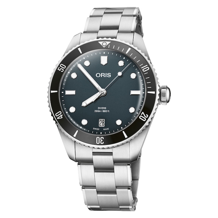 Oris Divers Date Green 39mm Unisex Watch Set