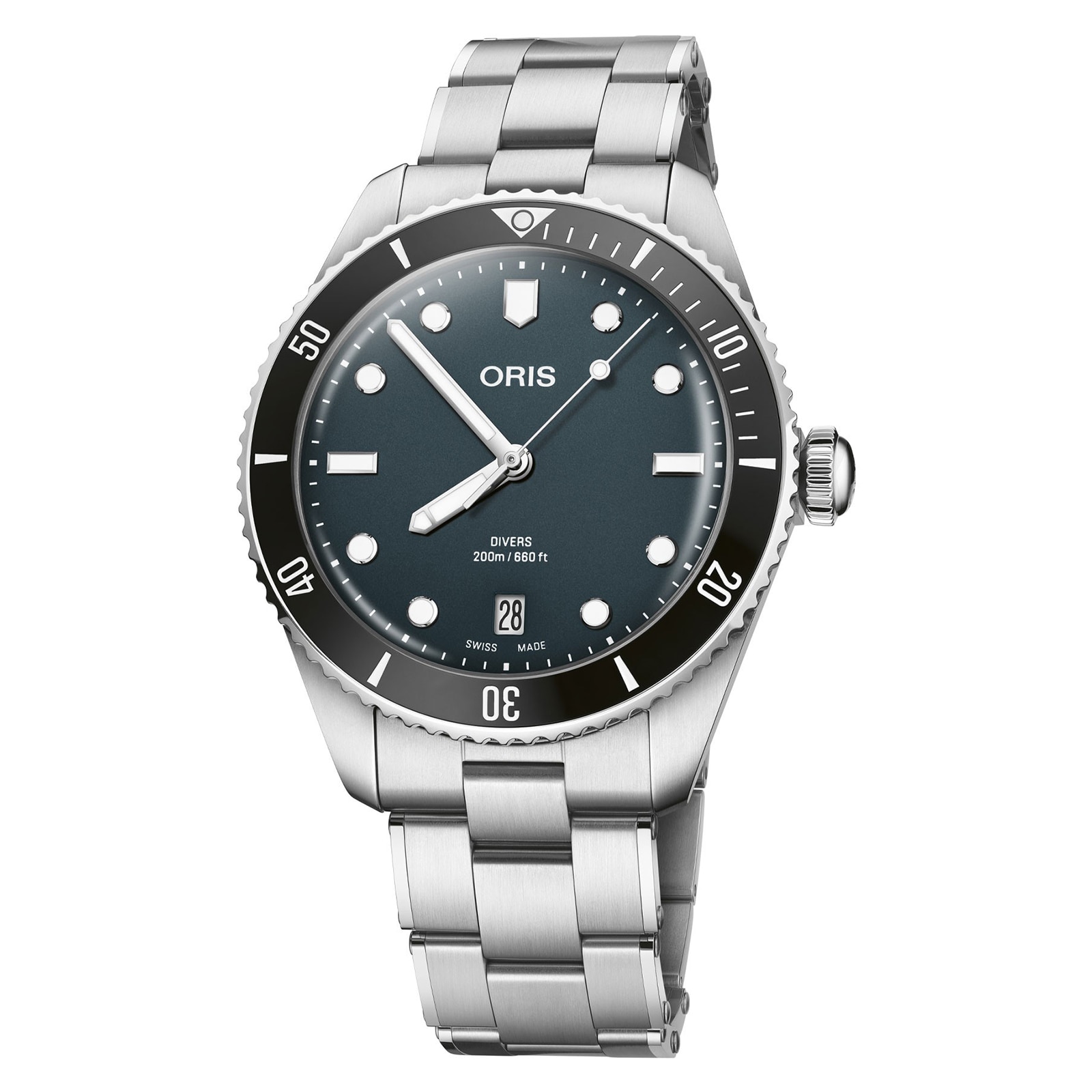 Oris Divers Date Green 39mm Unisex Watch Set