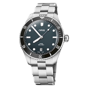 Oris Divers Date Green 39mm Unisex Watch Set 