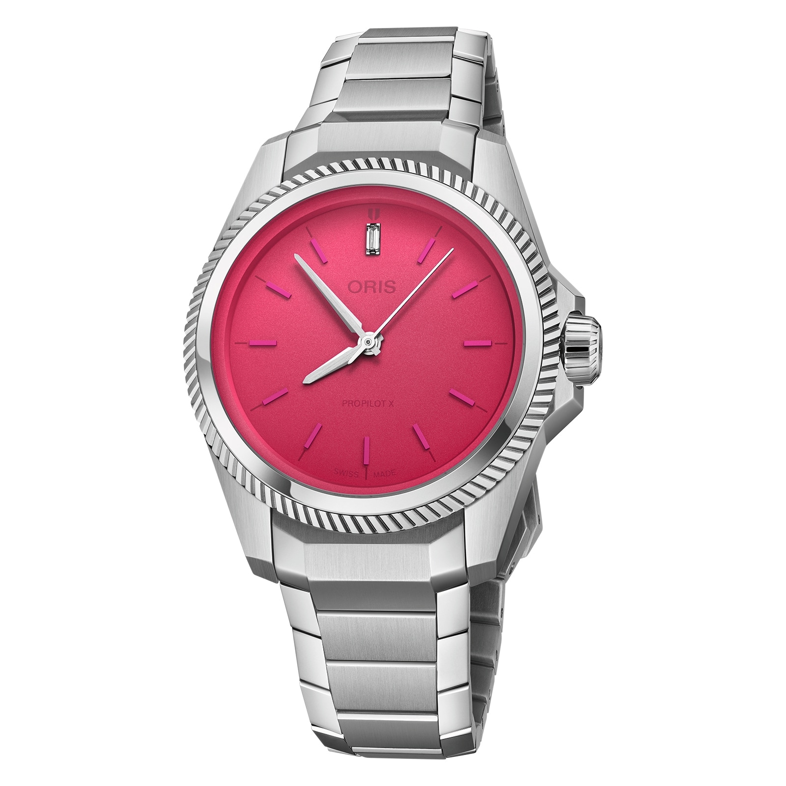 Oris Pro Pilot X 34mm Unisex Watch Miss Piggy Edition Oris Pro Pilot X 34mm Unisex Watch Miss Piggy Edition