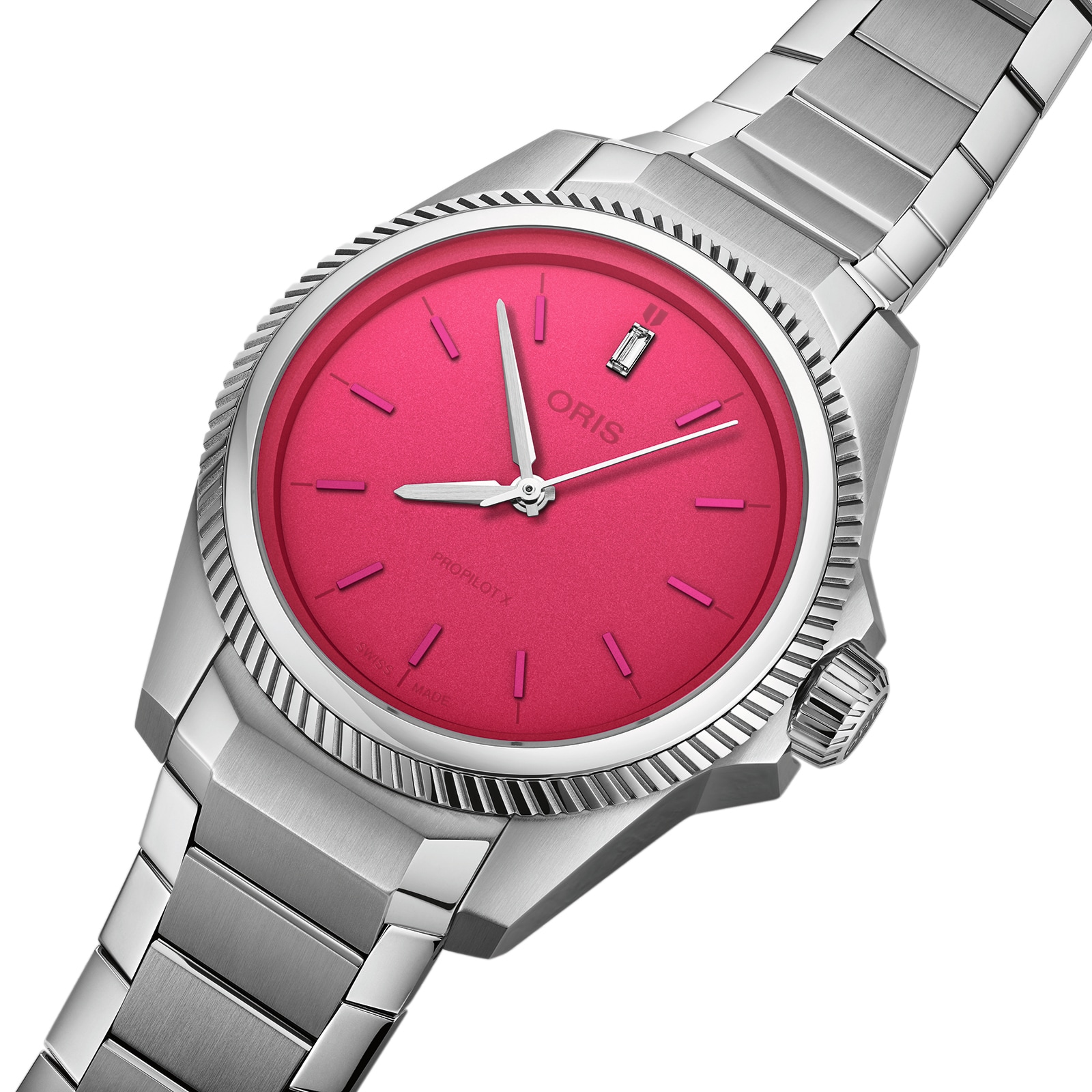 Oris Pro Pilot X 34mm Unisex Watch Miss Piggy Edition Oris Pro Pilot X 34mm Unisex Watch Miss Piggy Edition
