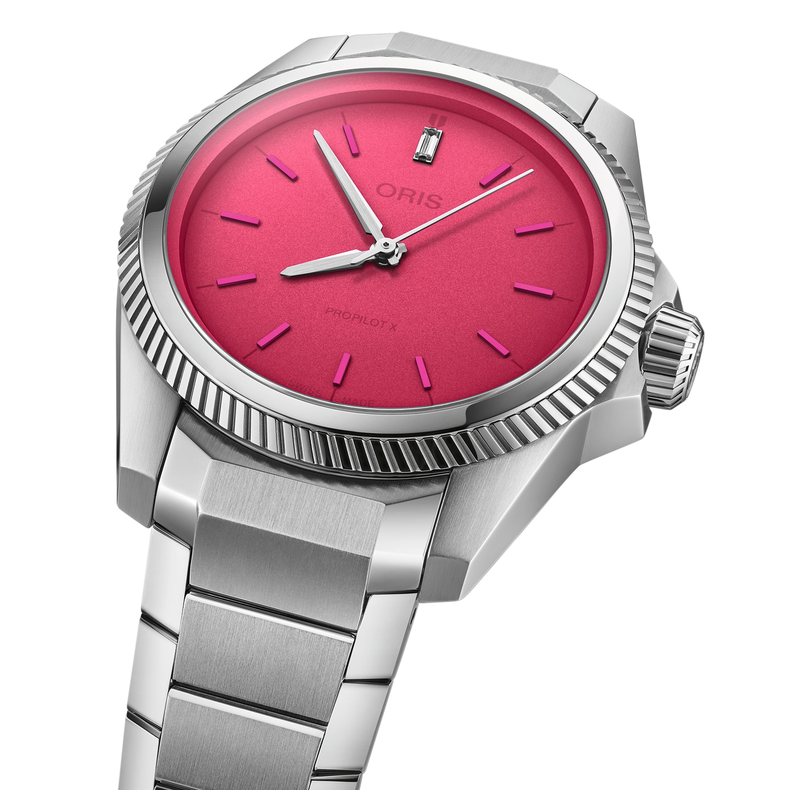 Oris Pro Pilot X 34mm Unisex Watch Miss Piggy Edition Oris Pro Pilot X 34mm Unisex Watch Miss Piggy Edition