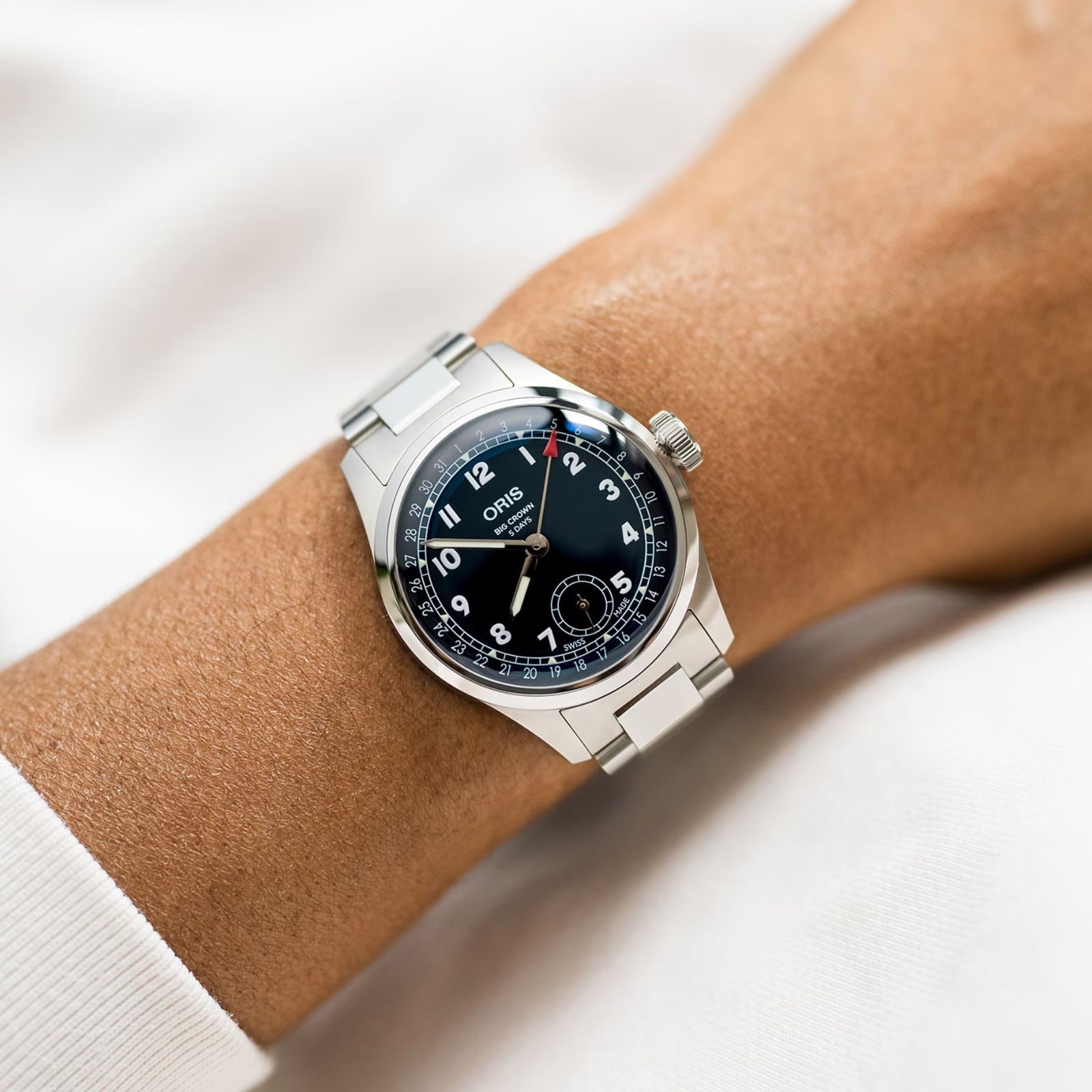 Oris Big Crown Pointer Date Calibre 403 38mm Mens Watch Navy
