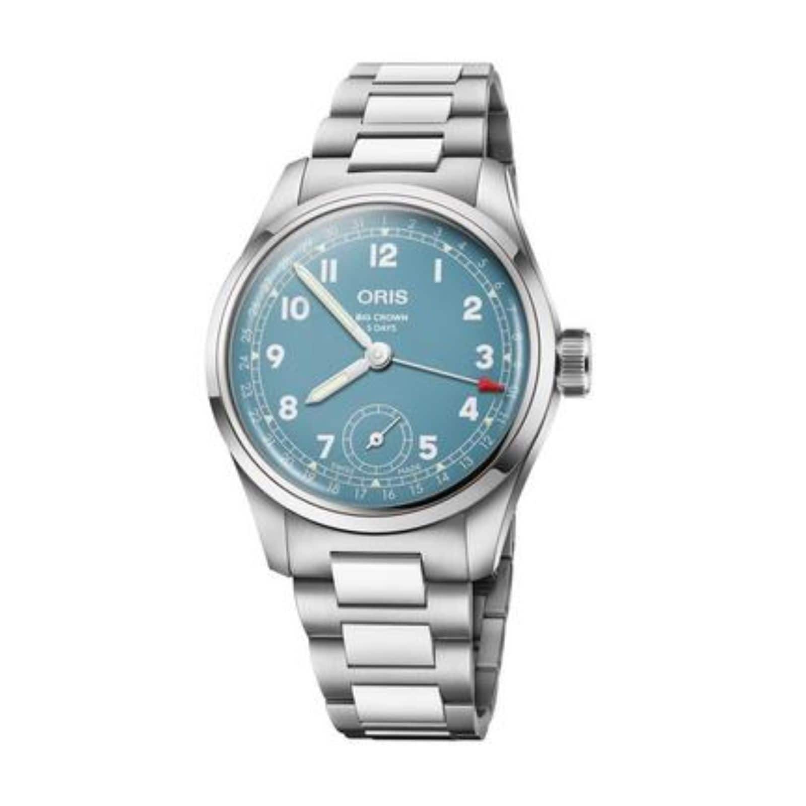 Oris Big Crown Pointer Date Calibre 473 38mm Mens Watch Blue Oris Big Crown Pointer Date Calibre 473 38mm Mens Watch Blue