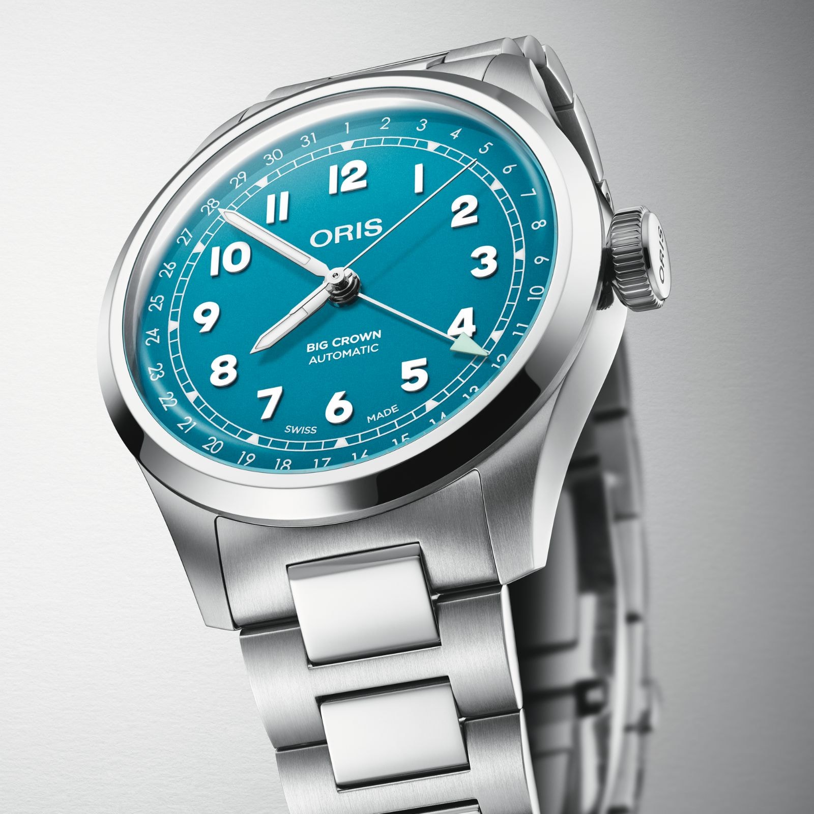 Oris Big Crown Pointer Date 40mm Mens Watch Blue