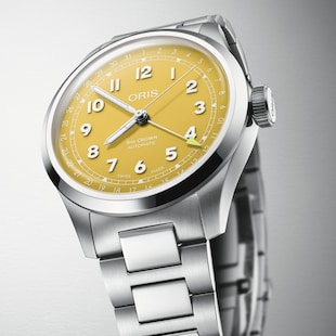 Oris Big Crown Pointer Date 40mm Mens Watch Yellow