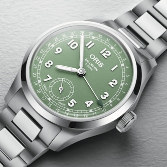 Oris Big Crown Pointer Date Calibre 403 40mm Mens Watch Green Oris Big Crown Pointer Date Calibre 403 40mm Mens Watch Green