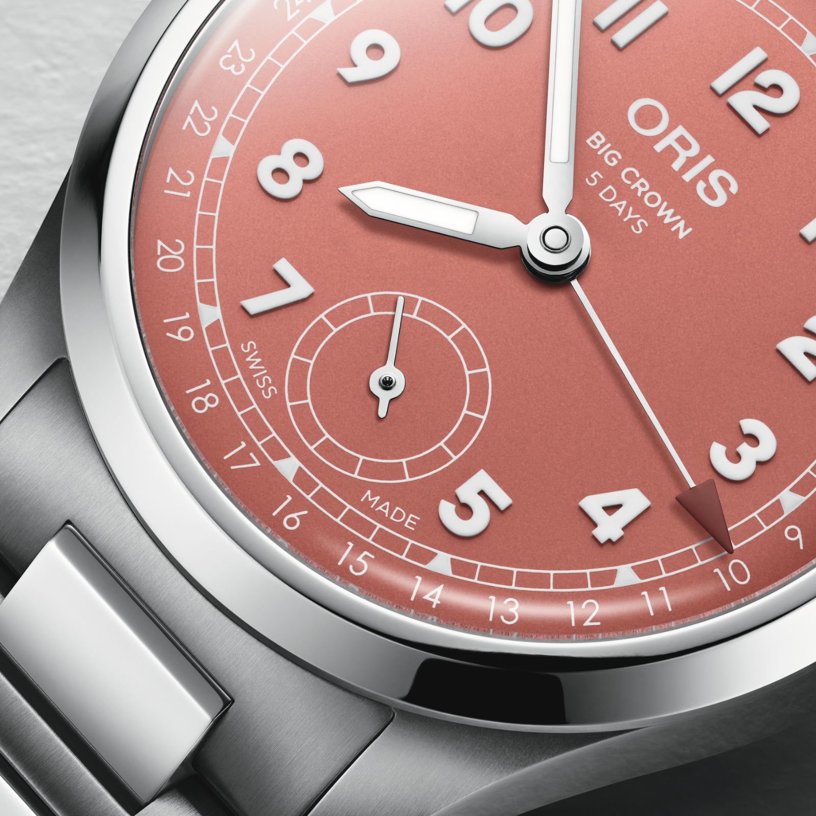 Oris Big Crown Pointer Date Calibre 403 40mm Mens Watch Red
