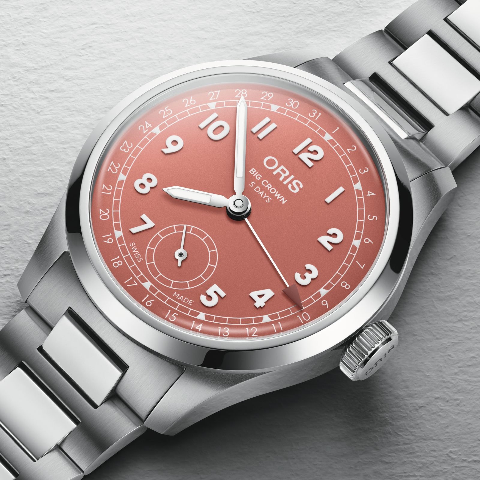 Oris Big Crown Pointer Date Calibre 403 40mm Mens Watch Red