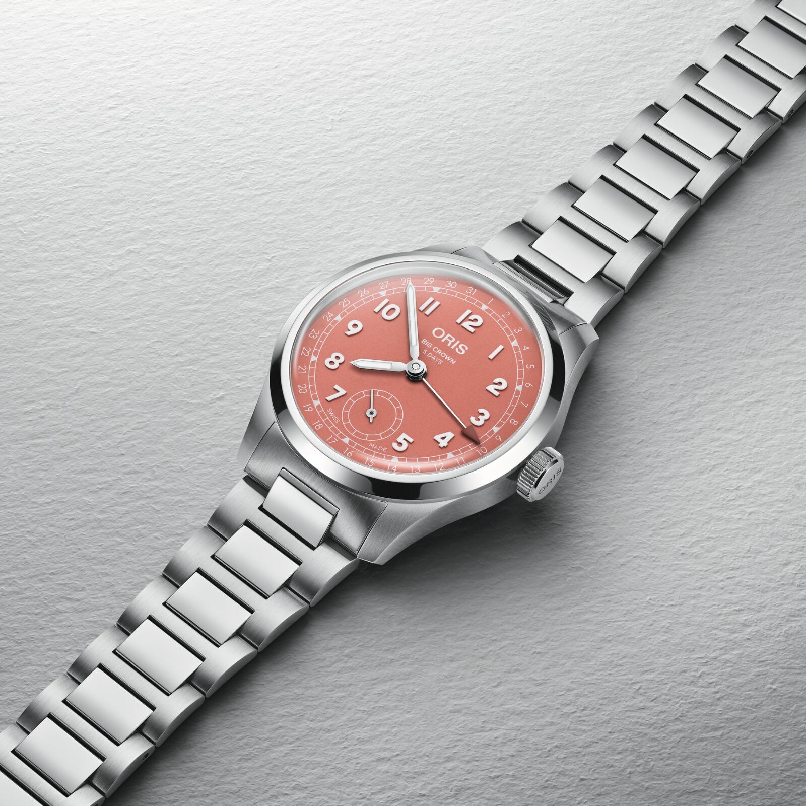Oris Big Crown Pointer Date Calibre 403 40mm Mens Watch Red