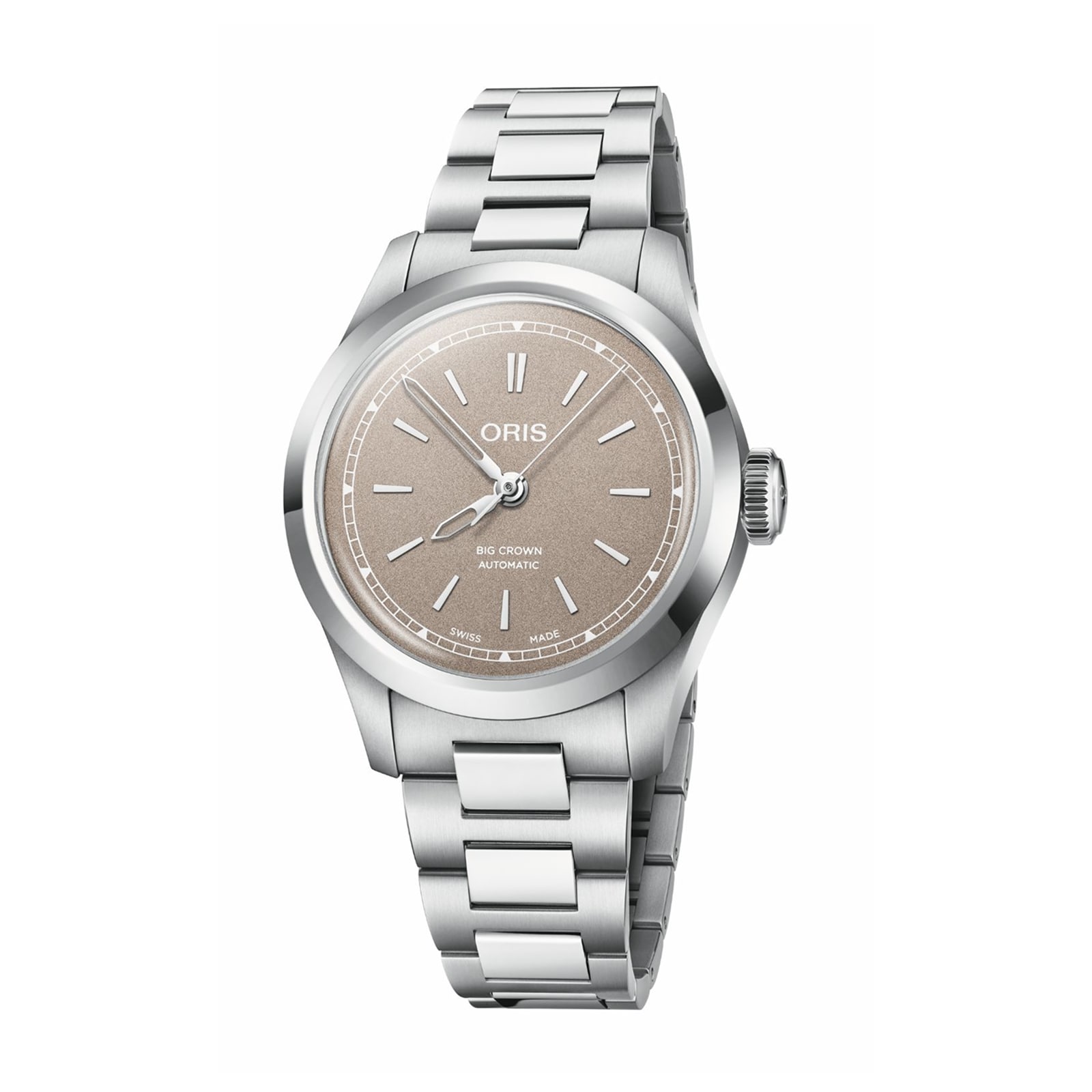 Oris Big Crown 34mm Ladies Watch Brown