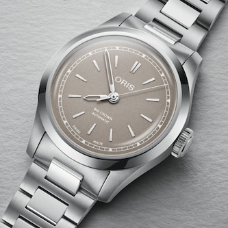 Oris Big Crown 34mm Ladies Watch Brown