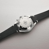 Oris Divers Sixty‑Five Chronograph 40mm Mens Watch Grey Leather Strap