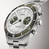 Oris Divers Sixty‑Five Chronograph 40mm Mens Watch Grey Stainless Steel