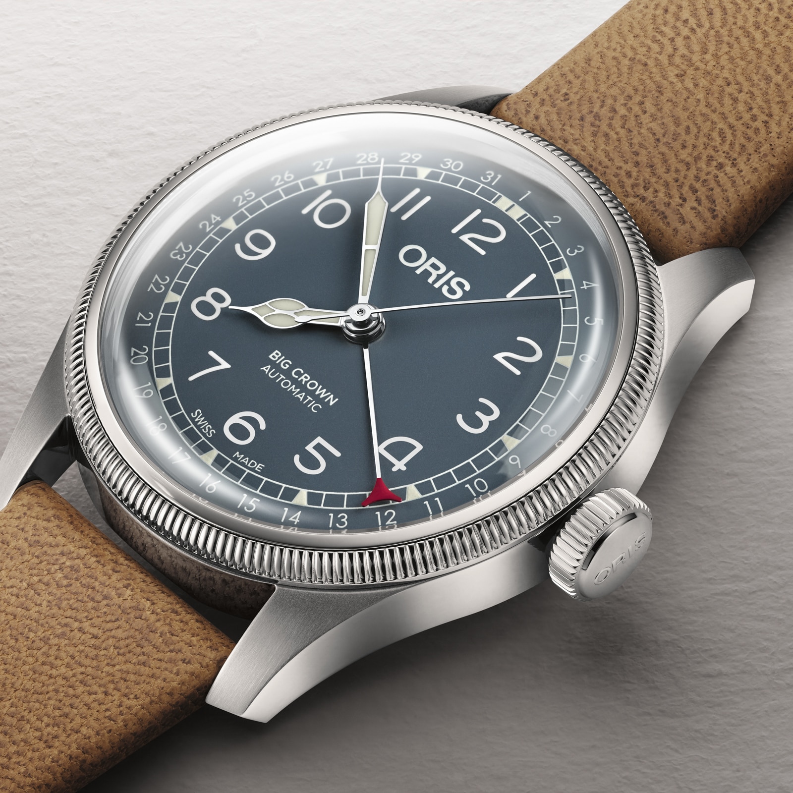 Oris Big Crown Pointer Date 40mm Mens Watch Blue
