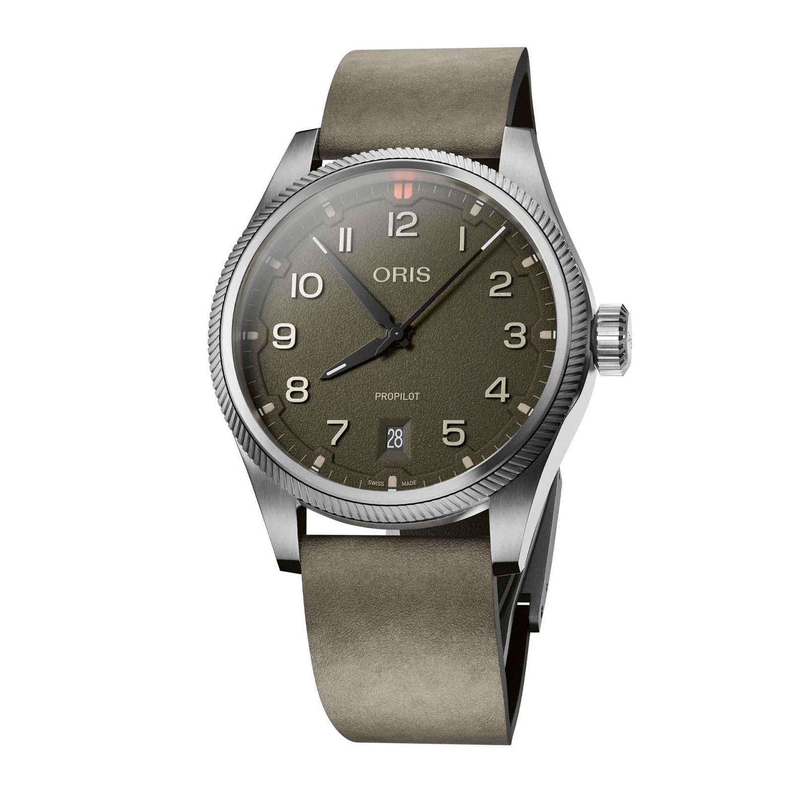 Oris Propilot Date 41mm Mens Watch Khaki