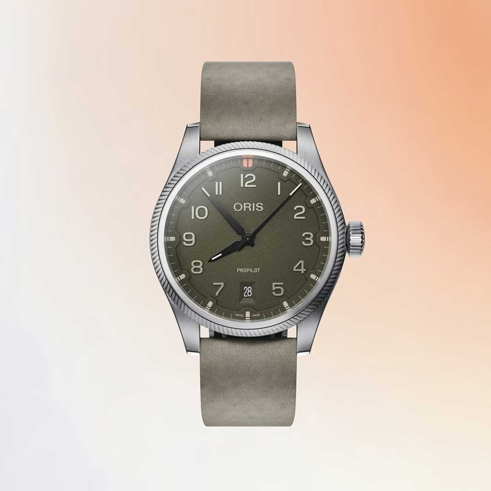 Oris Propilot Date 41mm Mens Watch Khaki