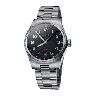 Oris Propilot Date 41mm Mens Watch Black Stainless Steel