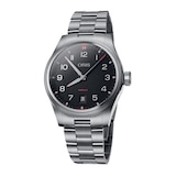 Oris Propilot Date 41mm Mens Watch Black Stainless Steel