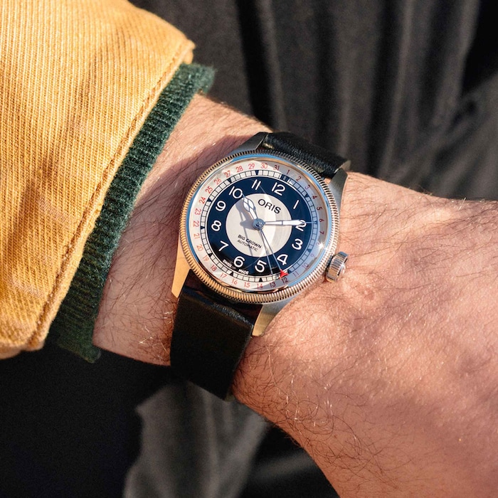 Oris Big Crown Pointer Date Bullseye 38mm Mens Watch