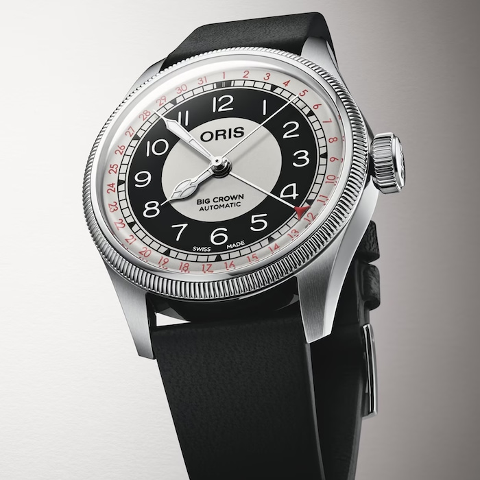 Oris Big Crown Pointer Date Bullseye 38mm Mens Watch