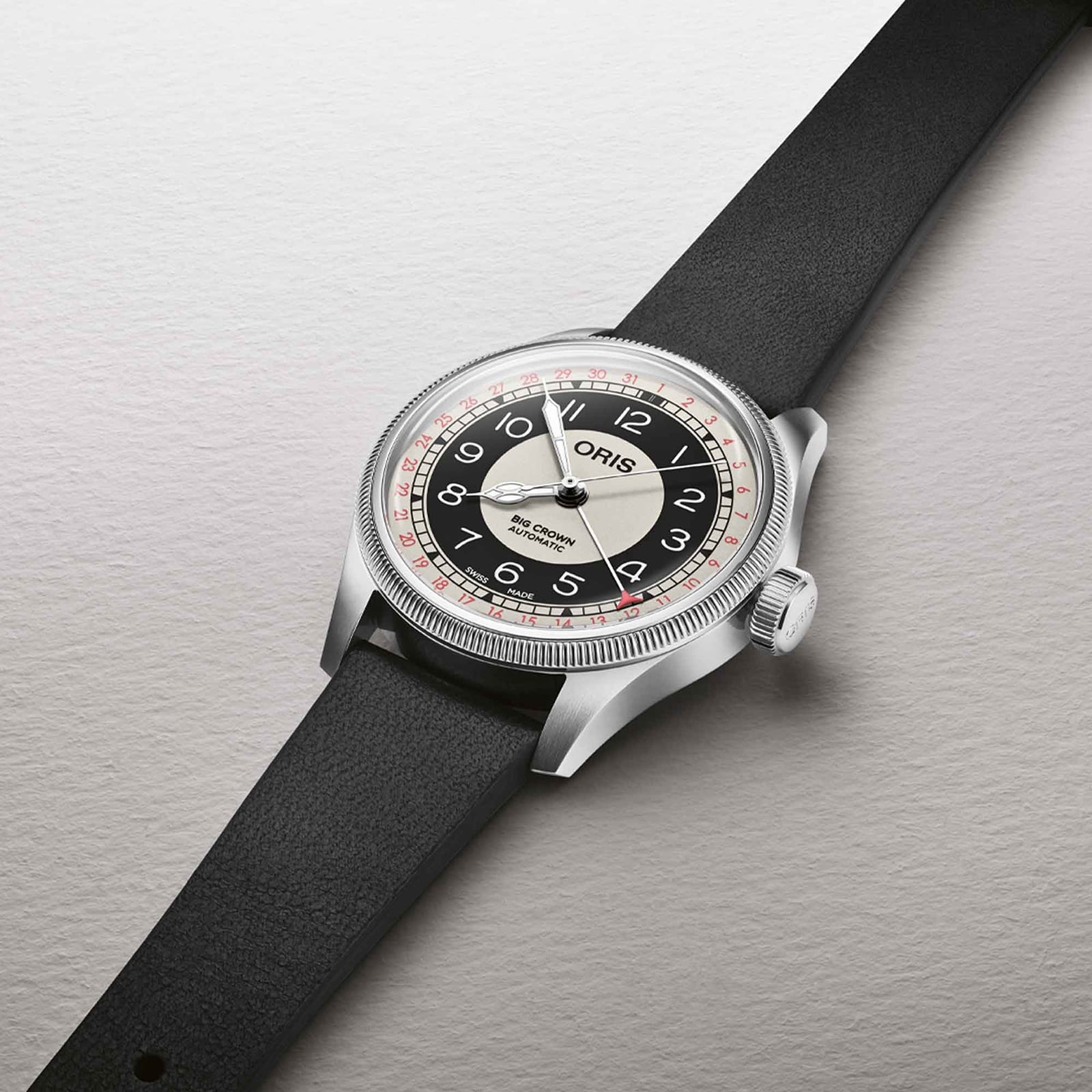 Oris Big Crown Pointer Date Bullseye 38mm Mens Watch