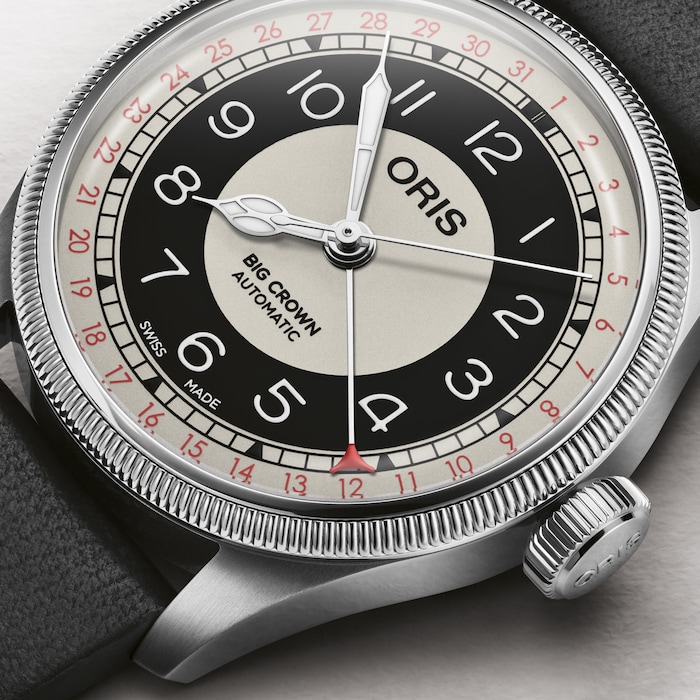 Oris Big Crown Pointer Date Bullseye 38mm Mens Watch