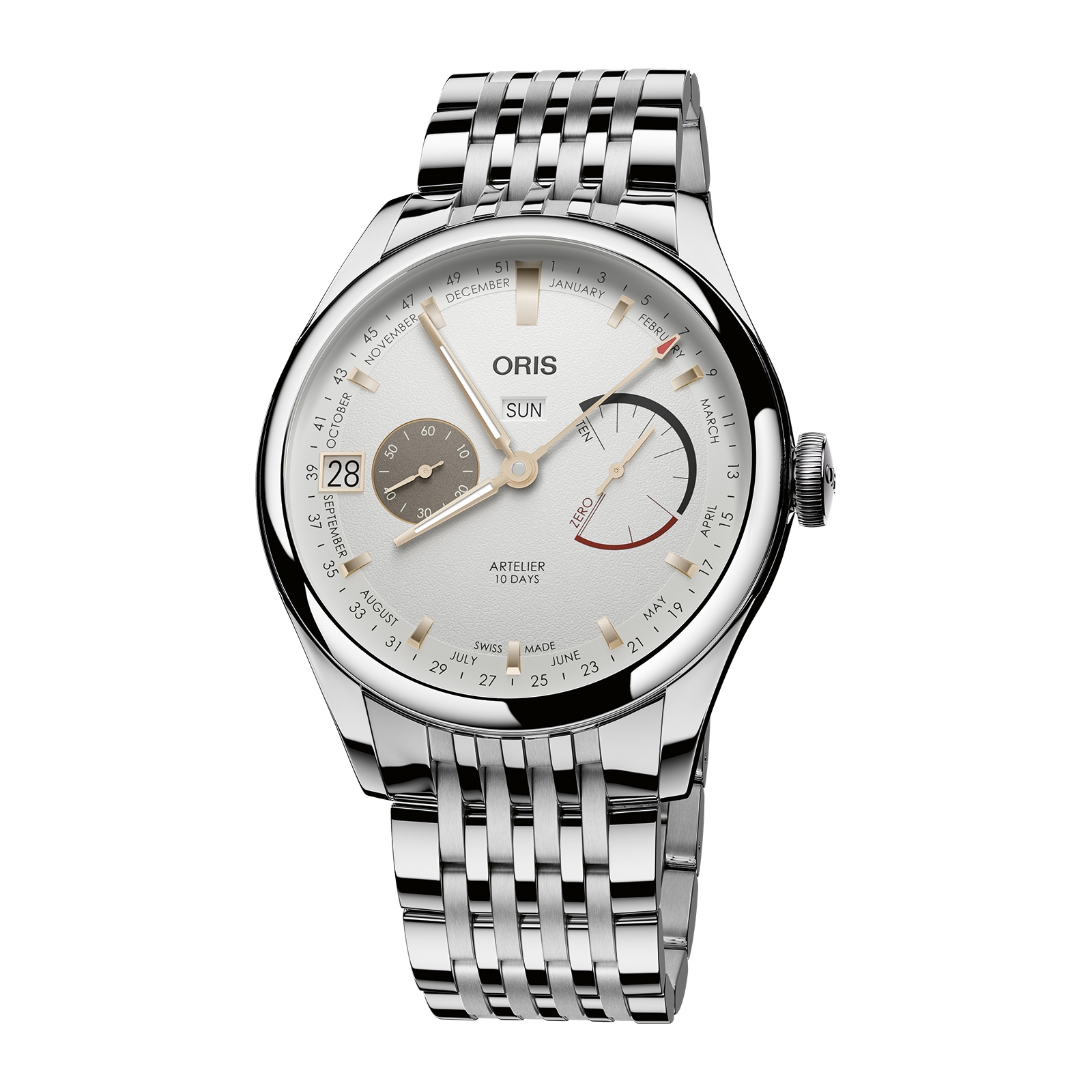 Oris Artelier Calibre 113 43mm Mens Watch White