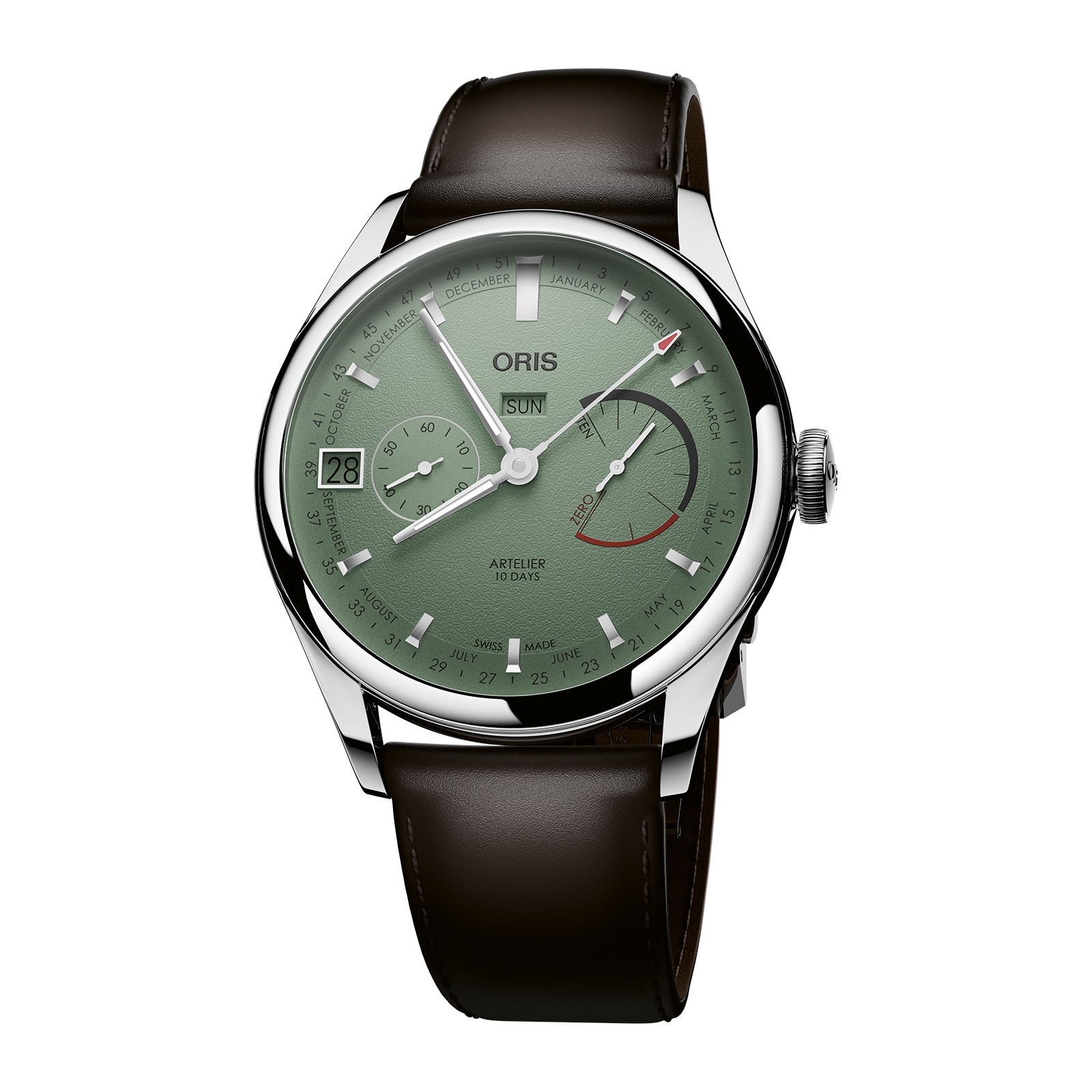 Oris Artelier Calibre 113 43mm Mens Watch Green