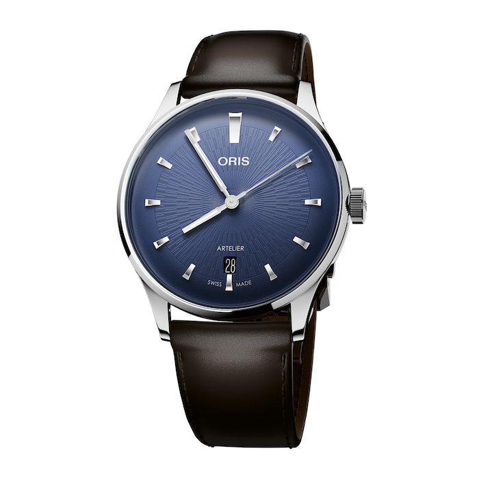 Oris Artelier Date 38mm Mens Watch Blue