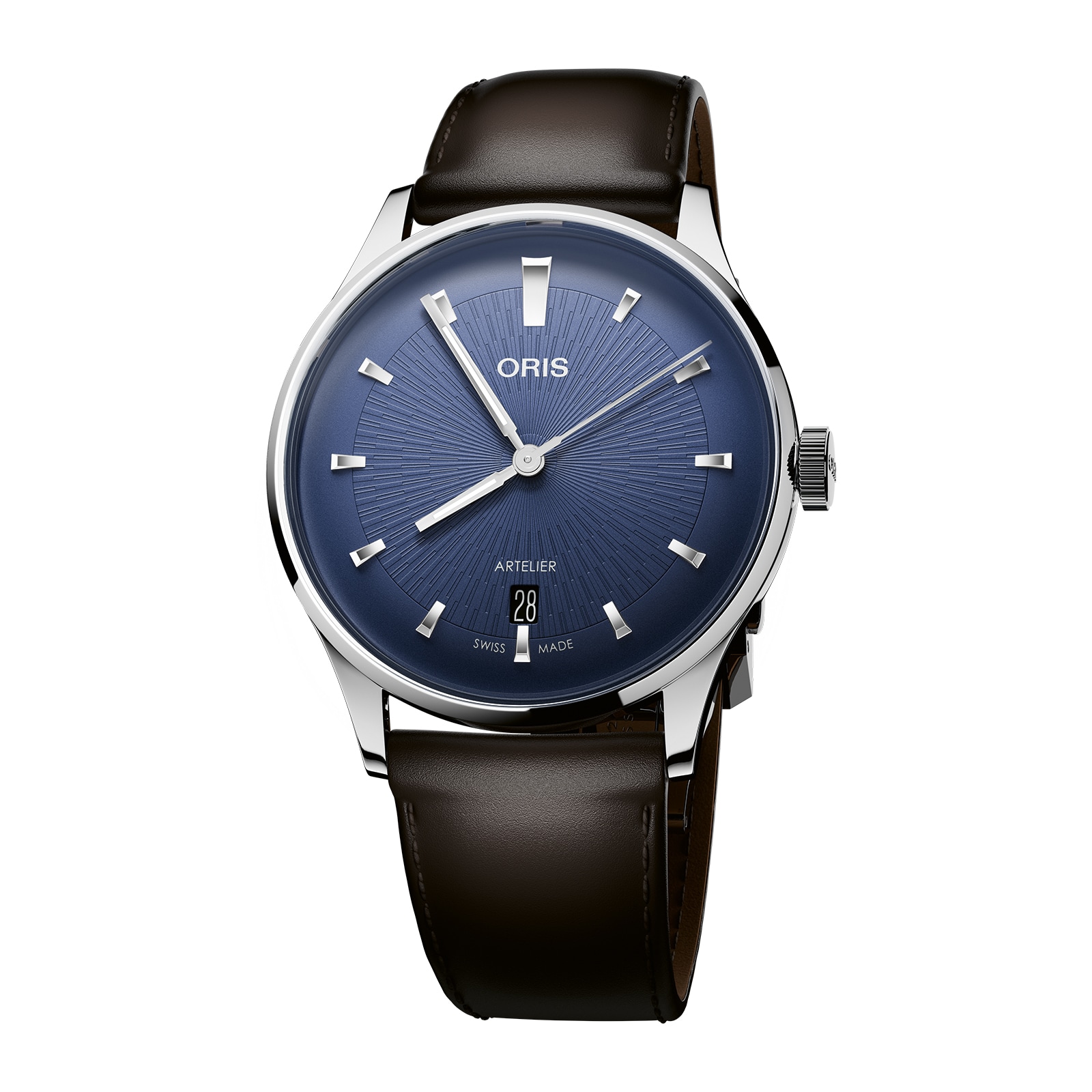 Oris Artelier Date 38mm Mens Watch Blue