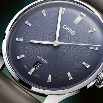 Oris Artelier Date 38mm Mens Watch Blue