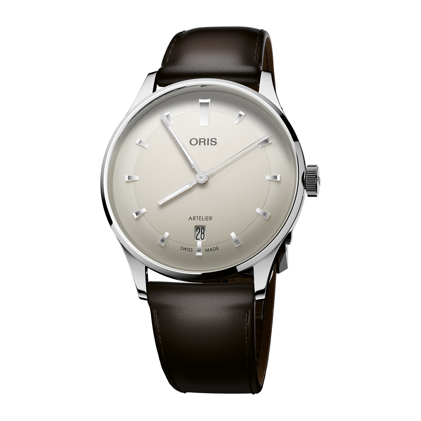 Oris Artelier Date 38mm Mens Watch White