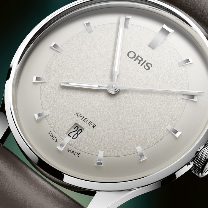 Oris Artelier Date 38mm Mens Watch White