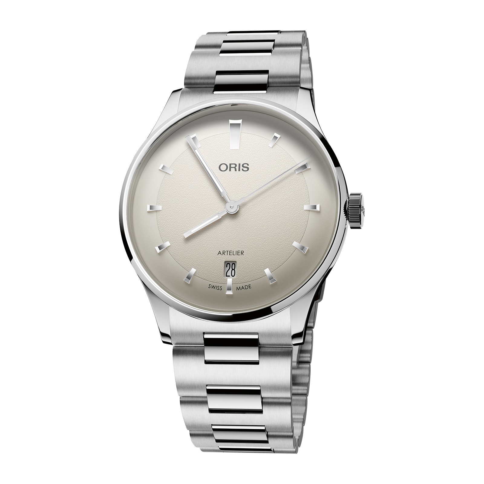 Oris Artelier Date 38mm Mens Watch White