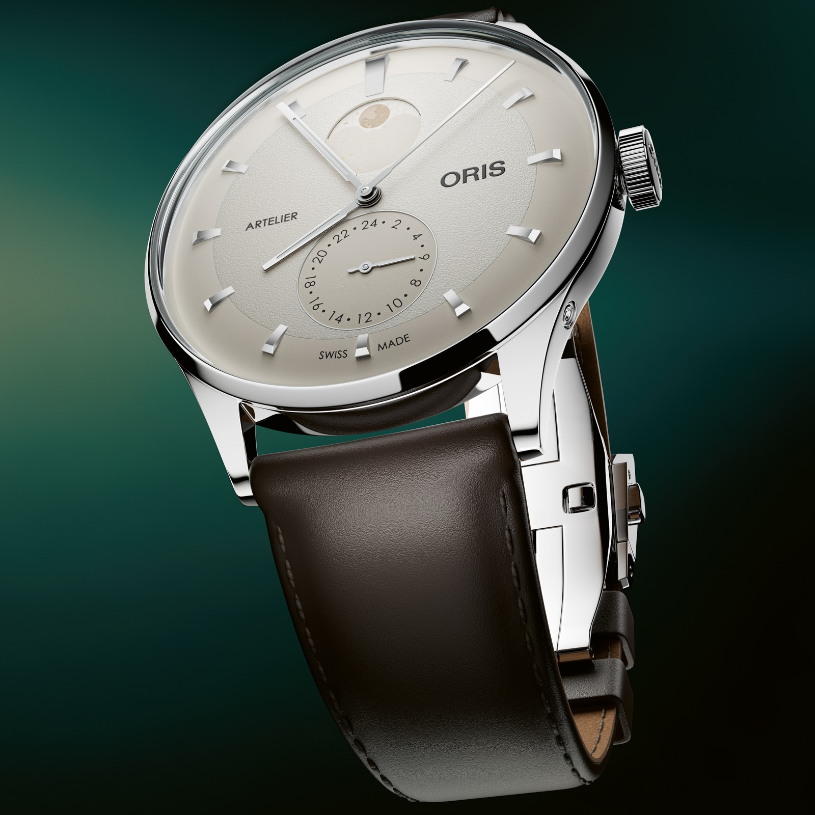 Oris Artelier Complication 39.5mm Mens Watch White