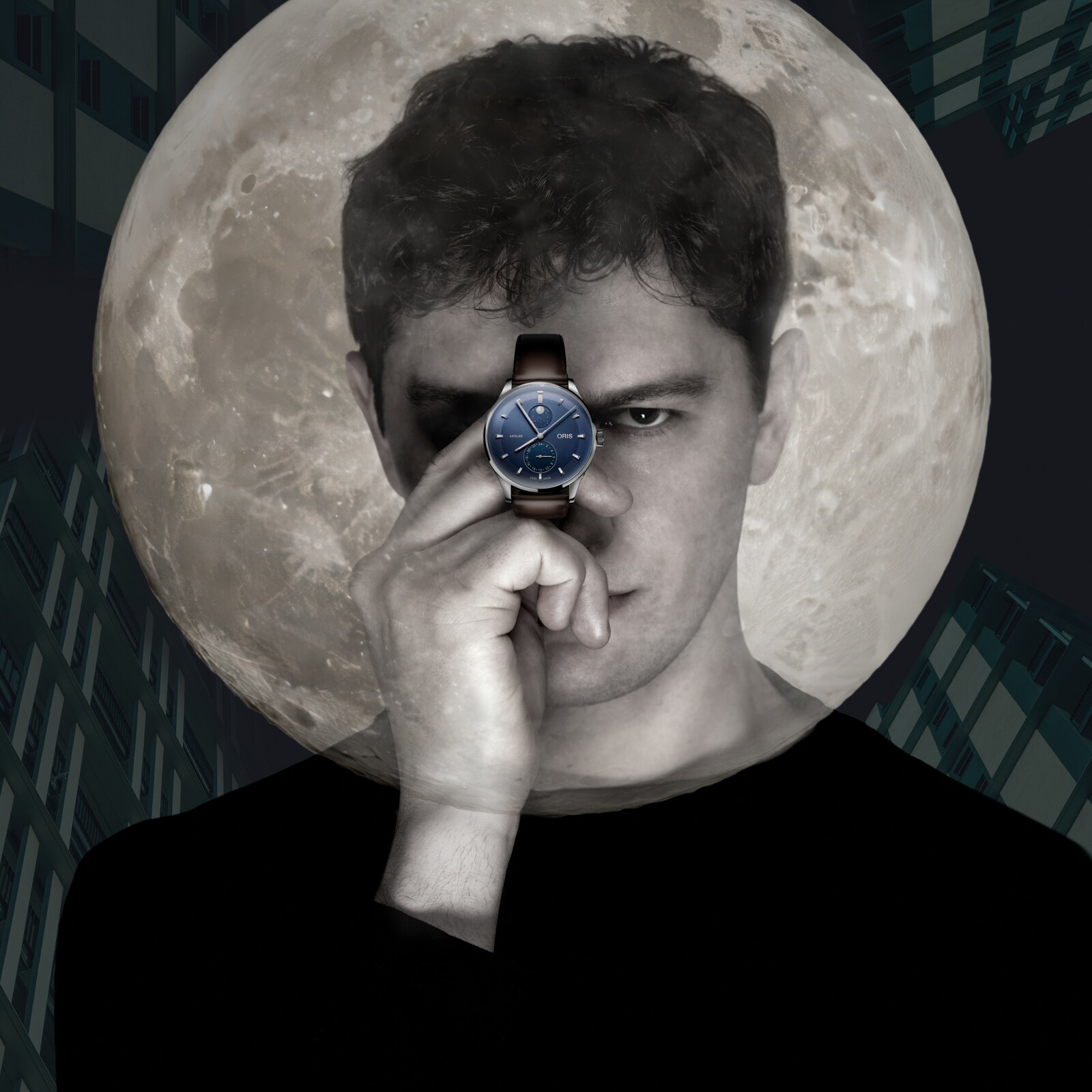 Oris Artelier Complication 39.5mm Mens Watch Blue