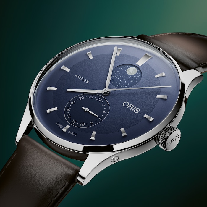Oris Artelier Complication 39.5mm Mens Watch Blue