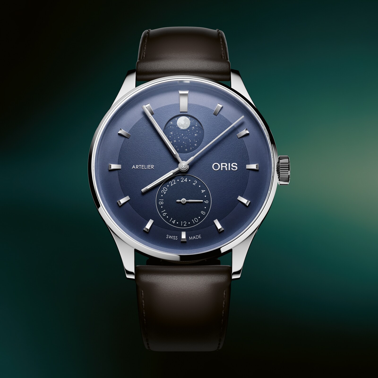 Oris Artelier Complication 39.5mm Mens Watch Blue