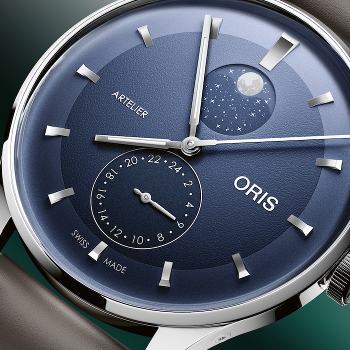 Oris Artelier Complication 39.5mm Mens Watch Blue