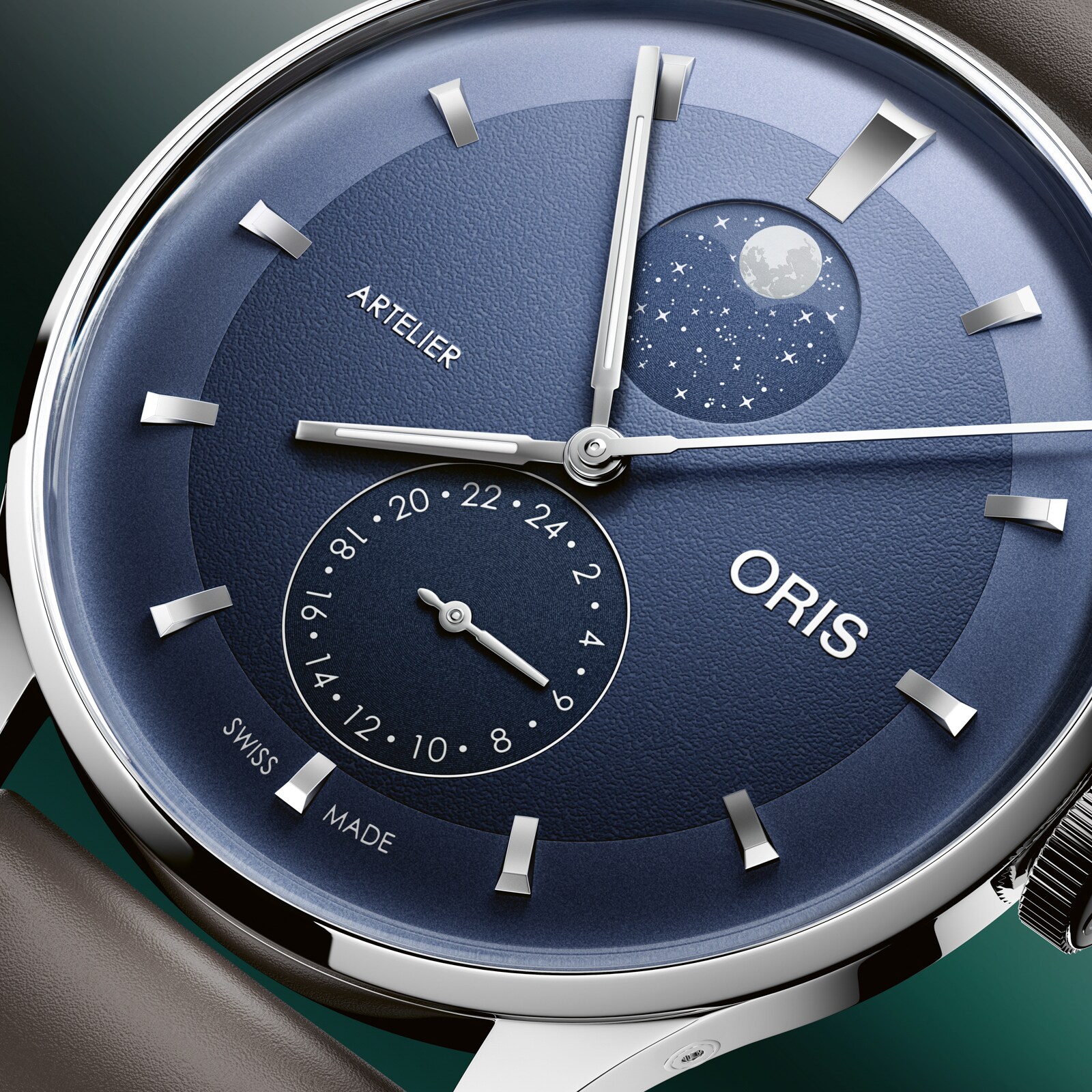 Oris Artelier Complication 39.5mm Mens Watch Blue