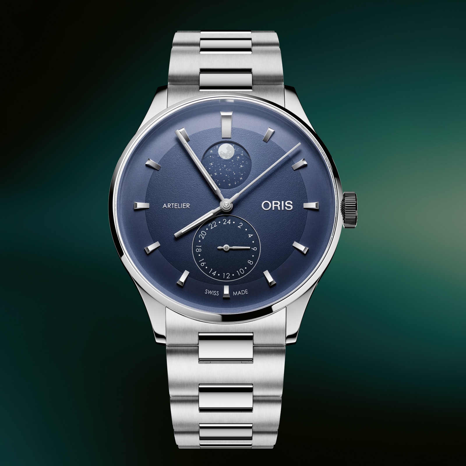Oris Artelier Complication 39.5mm Mens Watch Blue