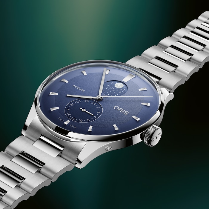 Oris Artelier Complication 39.5mm Mens Watch Blue