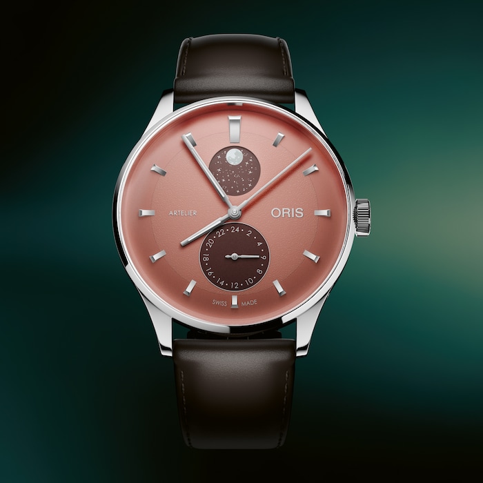 Oris Artelier Complication 39.5mm Mens Watch Brown