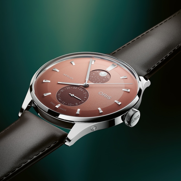 Oris Artelier Complication 39.5mm Mens Watch Brown