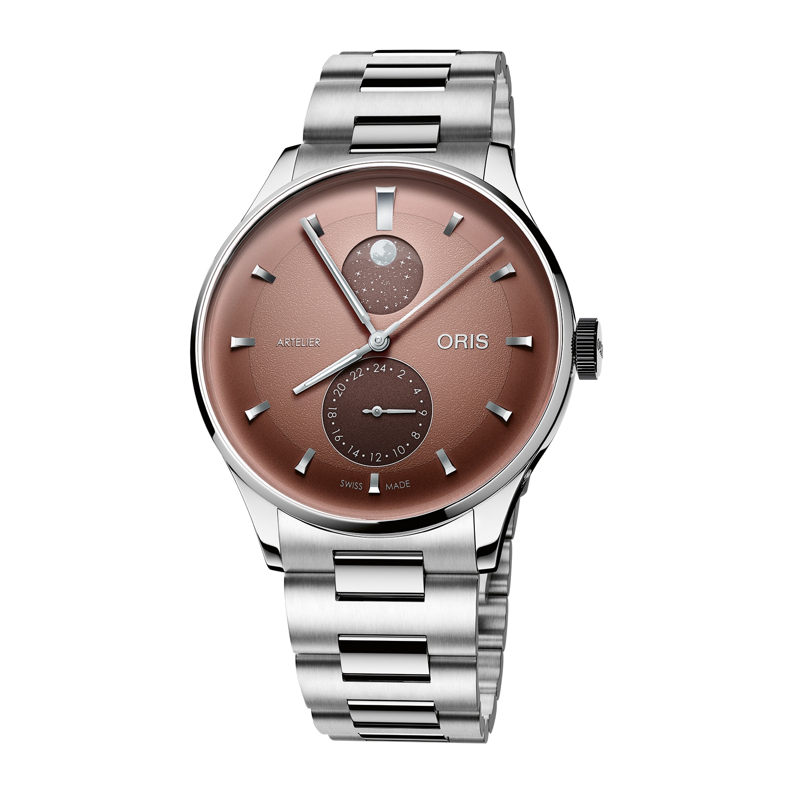 Oris Artelier Complication 39.5mm Mens Watch Brown