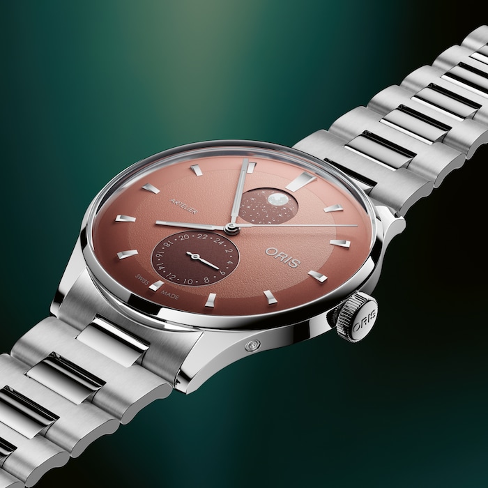 Oris Artelier Complication 39.5mm Mens Watch Brown