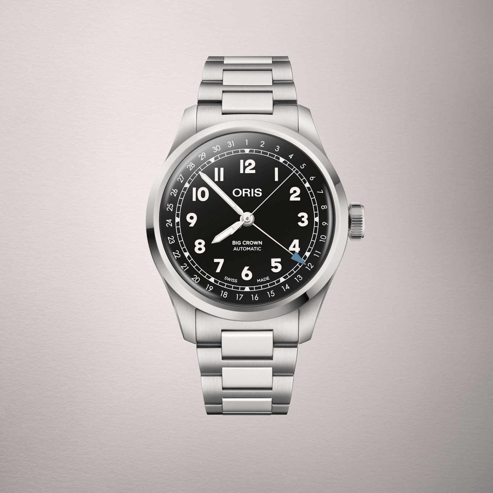 Oris Big Crown Pointer Date 40mm Mens Watch Black