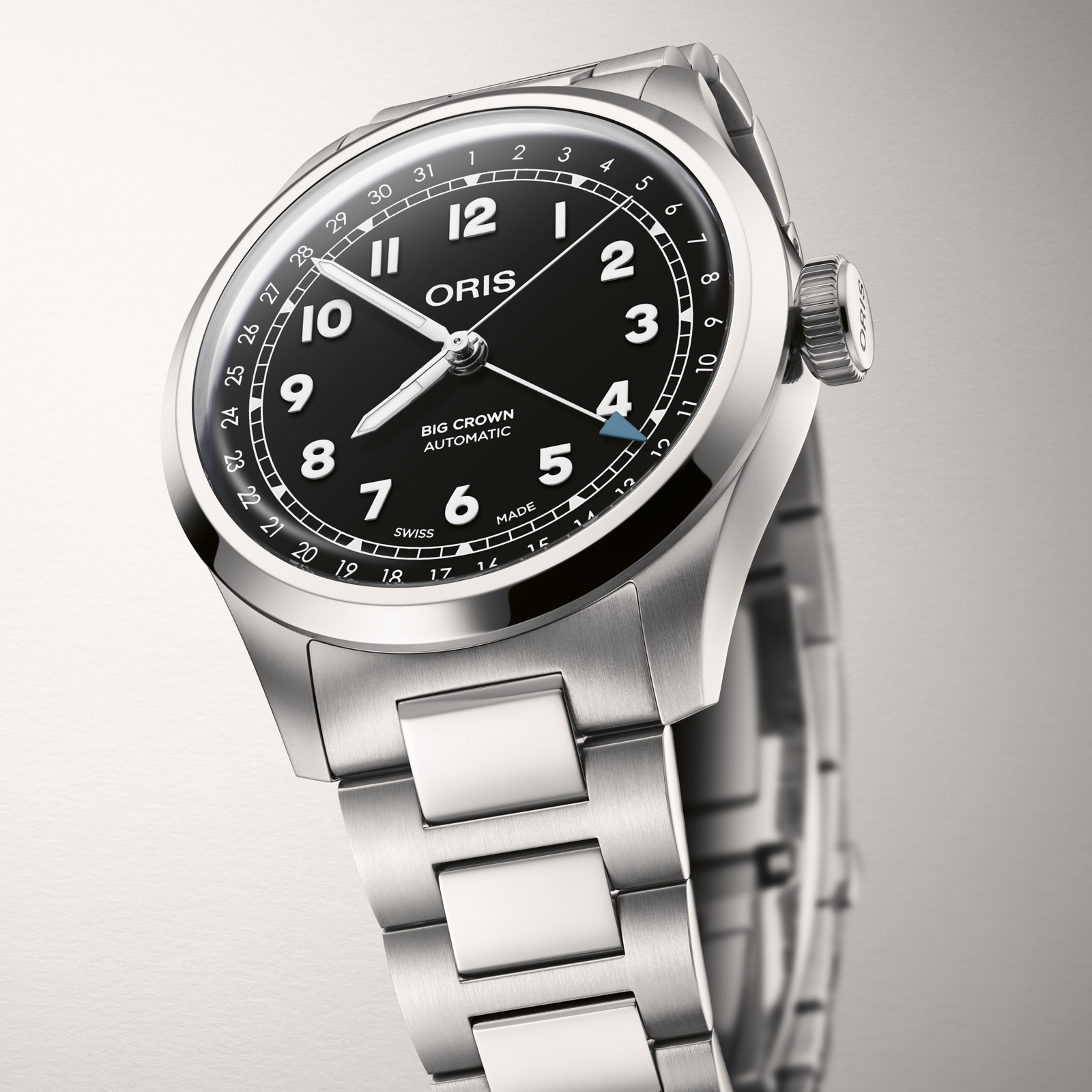 Oris Big Crown Pointer Date 40mm Mens Watch Black